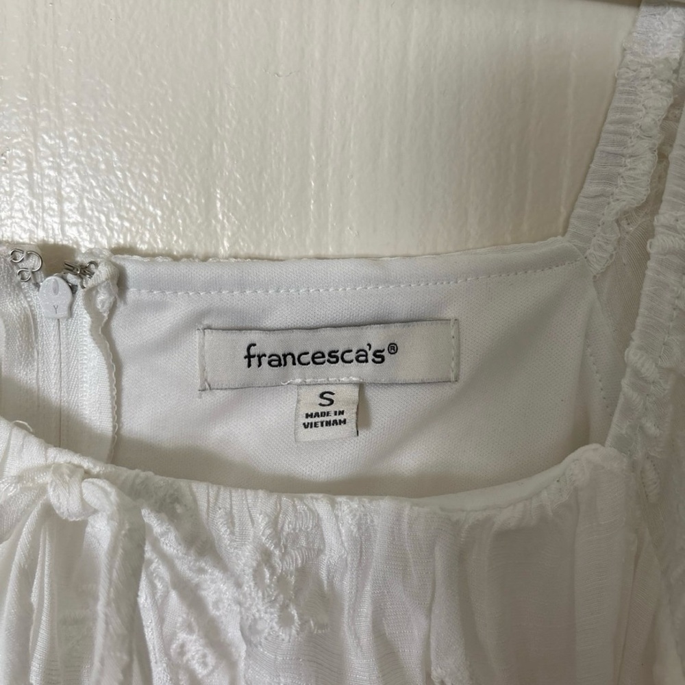 Francesca's Collections White Midi Dress - Picture 6 of 6